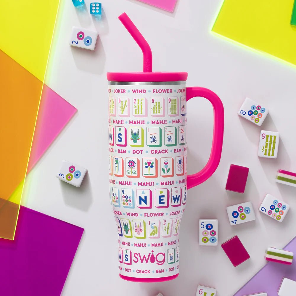 Swig Life Mega Mug 30oz | Mahjong - Juli's Wearable Art