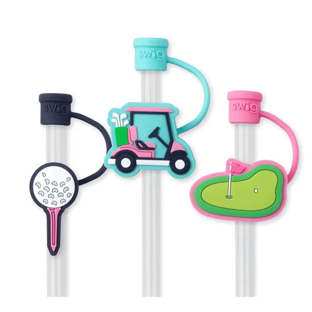 Swig Life "Tee it Up" Straw Topper Set - Juli's Wearable Art