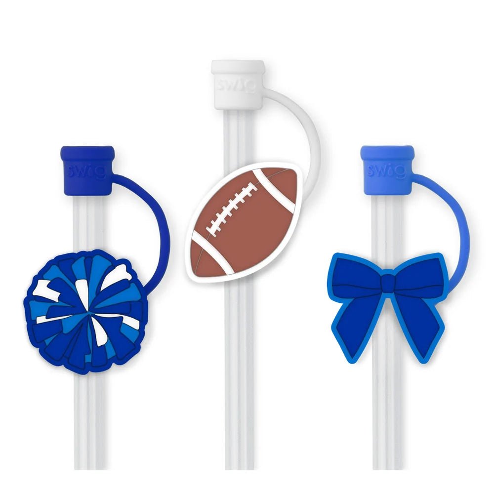 Swig Life "We've Got Spirit" | Royal | Straw Topper Set