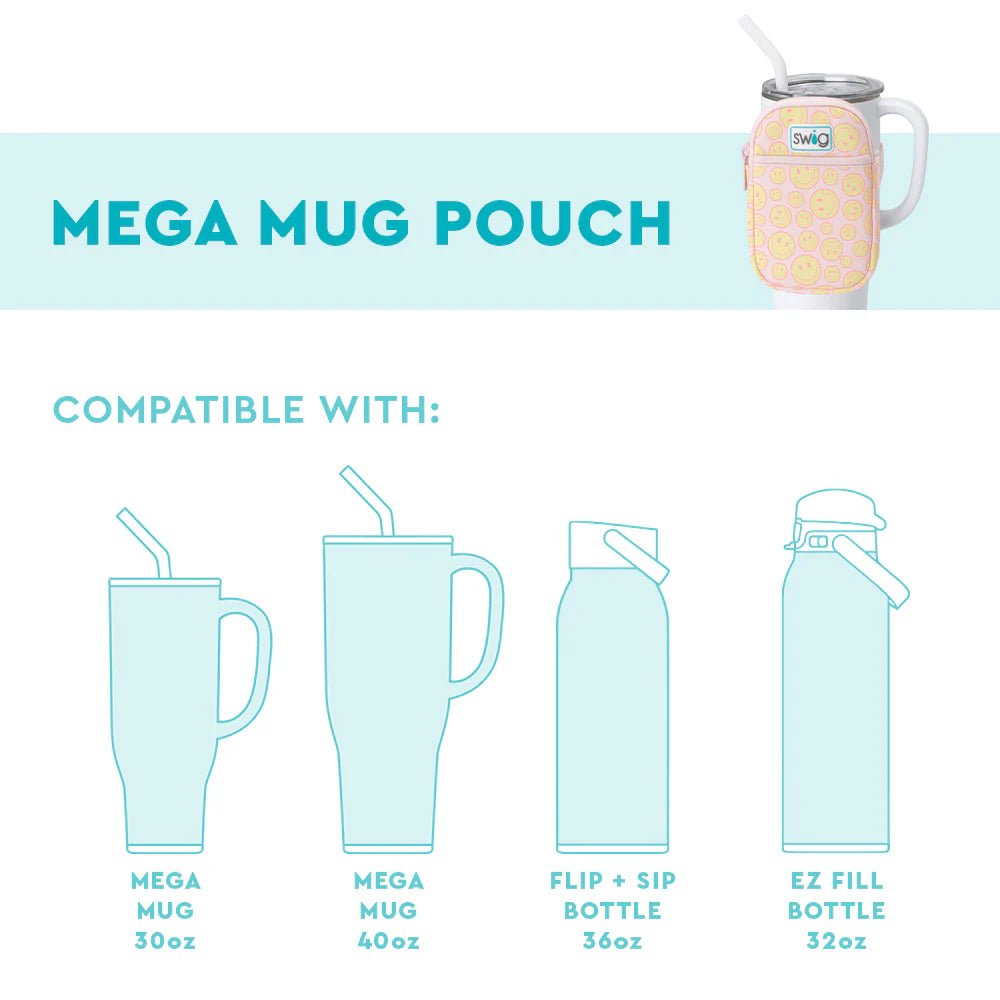 Swig Mega Mug Pouch | Royal - Juli's Wearable Art