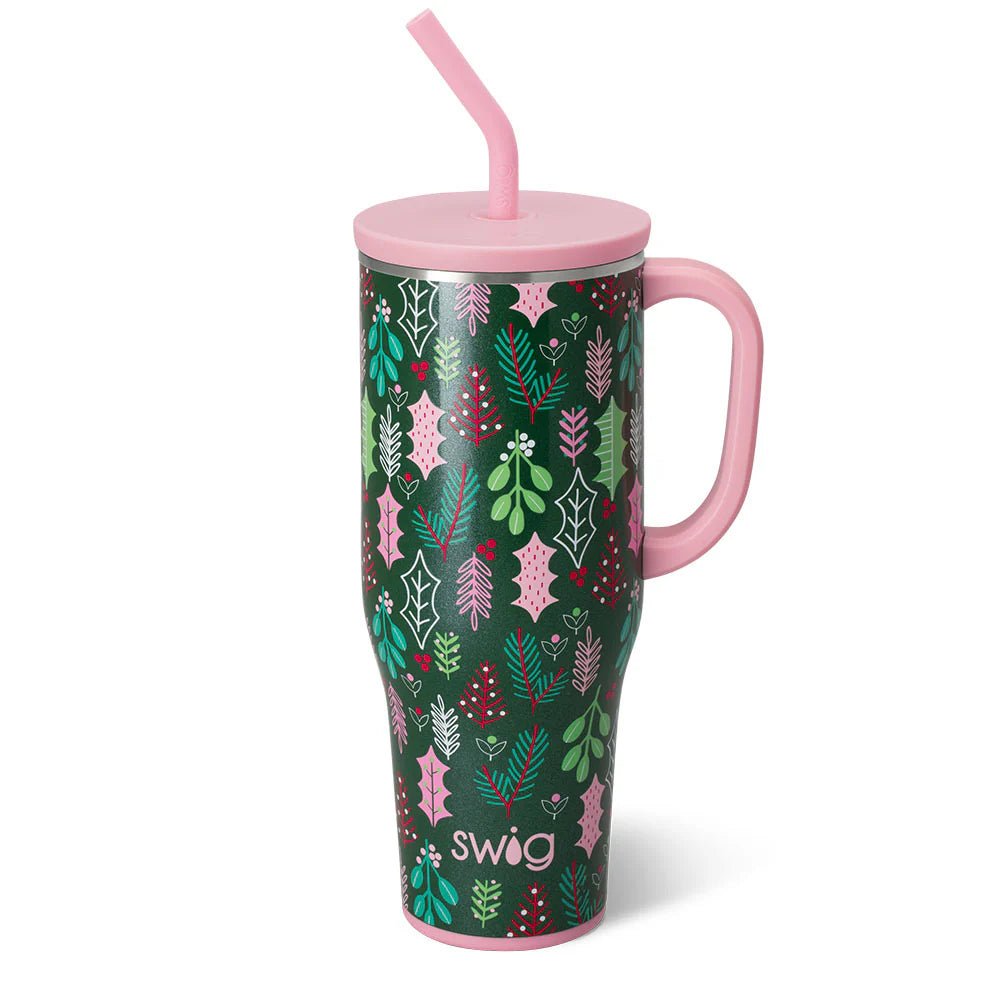 Swig Merry Mistletoe Mega Mug 40oz - Juli's Wearable Art