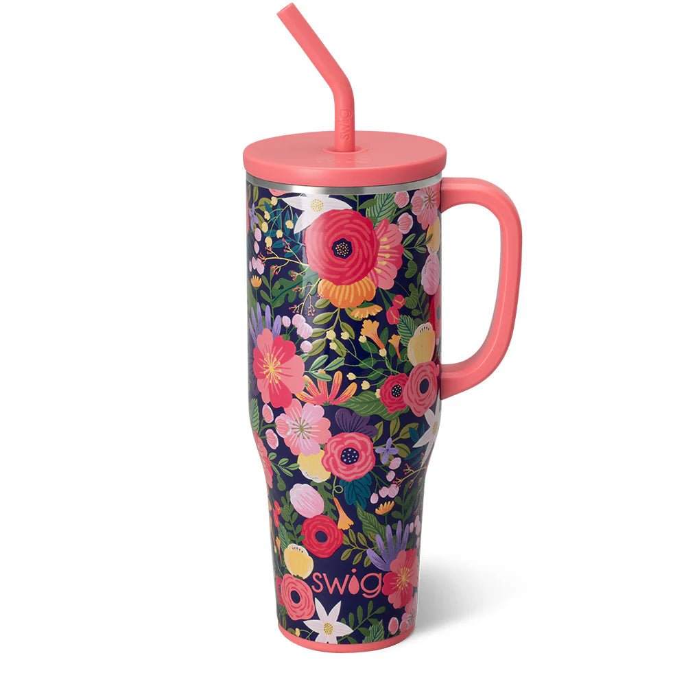 Swig Secret Garden Mega Mug 40oz - Juli's Wearable Art