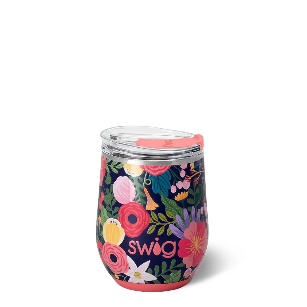 Swig Secret Graden Stemless Wine Cup 12oz - Juli's Wearable Art
