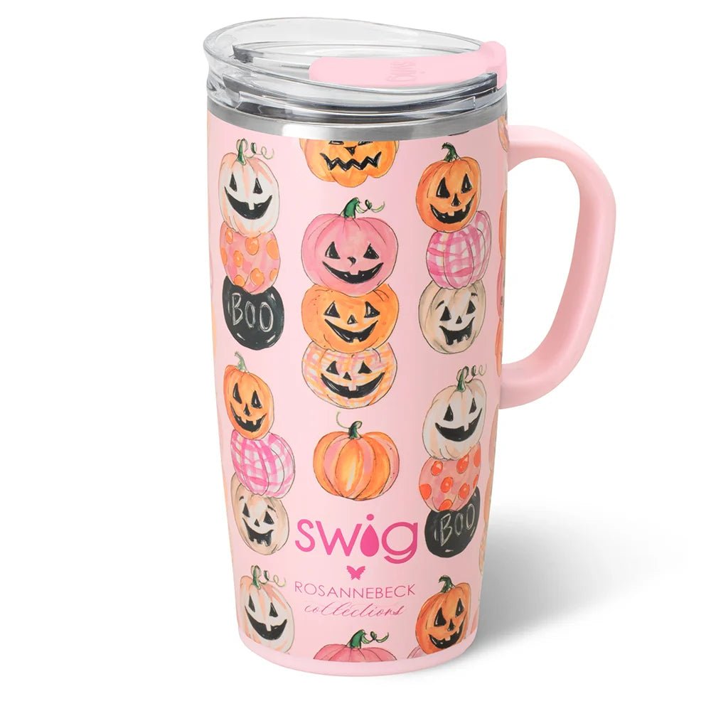 Swig Travel Mug 22oz | Pumpkin Stacks - Juli's Wearable Art
