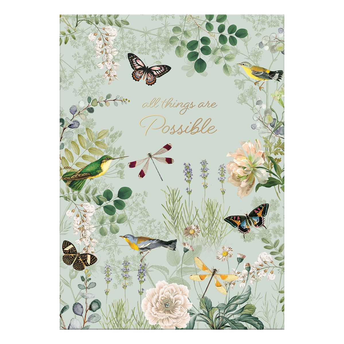 Sympathy Birds Greeting Card - Juli's Wearable Art