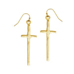 Tall Cross Earrings - Juli's Wearable Art