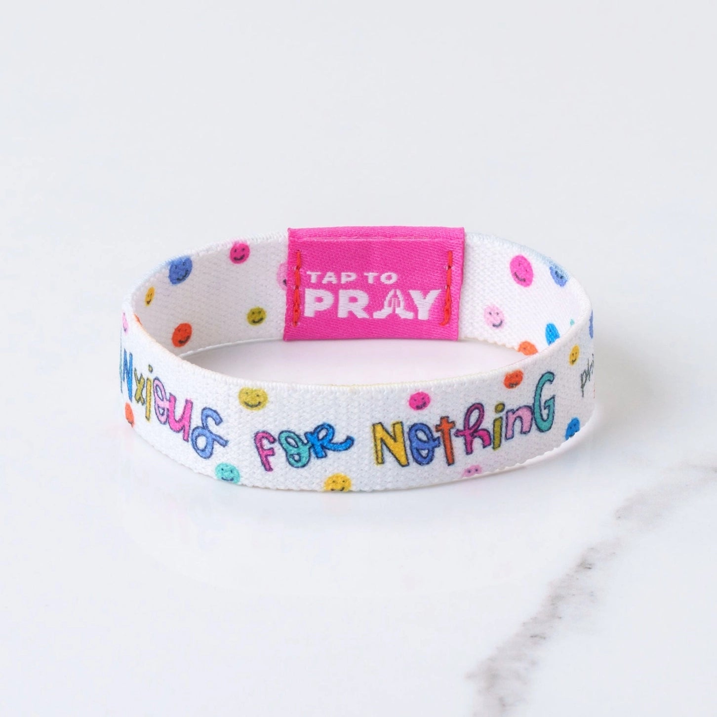 Tap To Pray® Kingfolk Series Wristband | Anxious For Nothing - Juli's Wearable Art