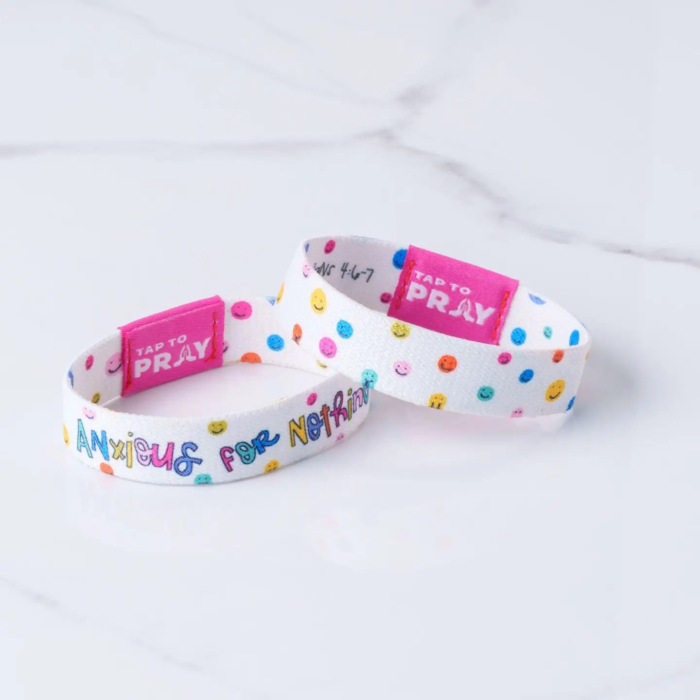 Tap To Pray® Kingfolk Series Wristband | Anxious For Nothing
