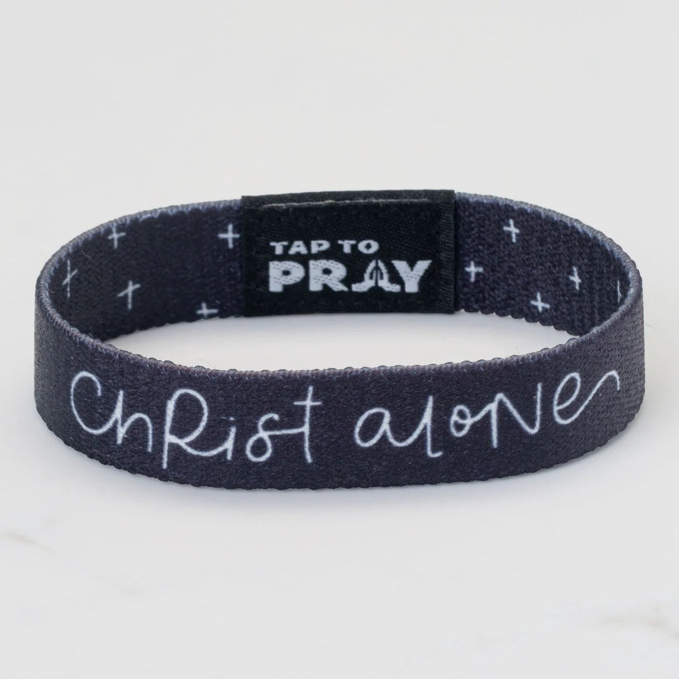 Tap To Pray® Kingfolk Series Wristband | Christ Alone - Juli's Wearable Art
