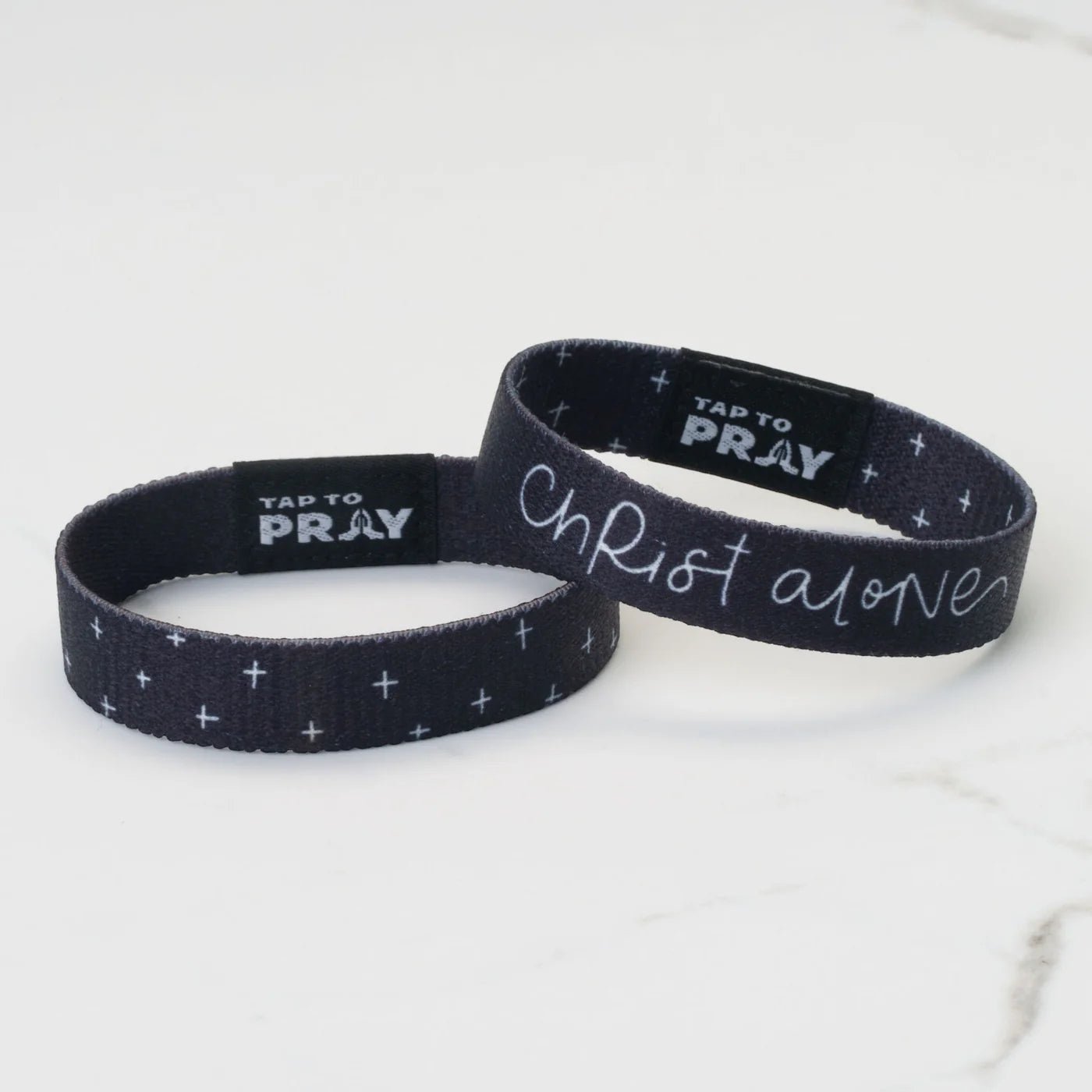 Tap To Pray® Kingfolk Series Wristband | Christ Alone - Juli's Wearable Art