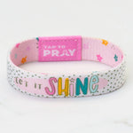 Tap To Pray® Kingfolk Series Wristband | Let It Shine - Juli's Wearable Art