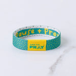 Tap To Pray® Kingfolk Series Wristband | Pause + Pray - Juli's Wearable Art