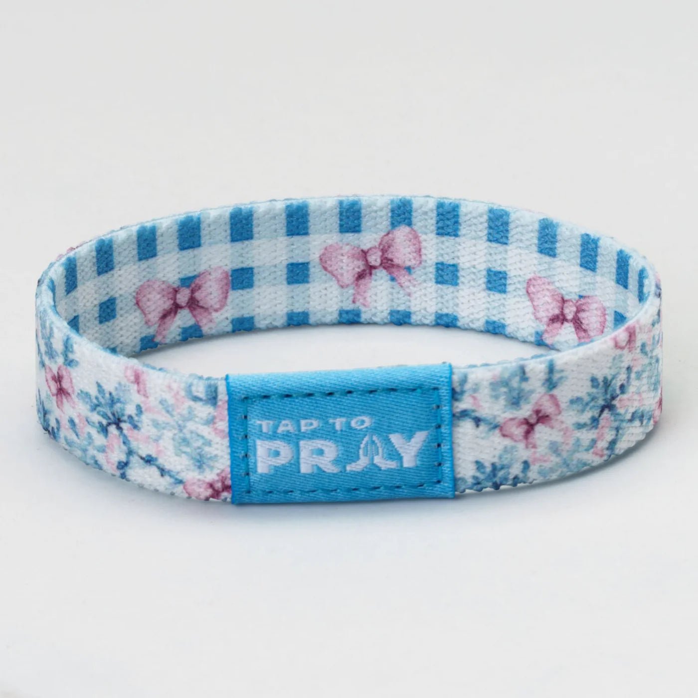 Tap To Pray® Wristband | Blue Belle - Juli's Wearable Art