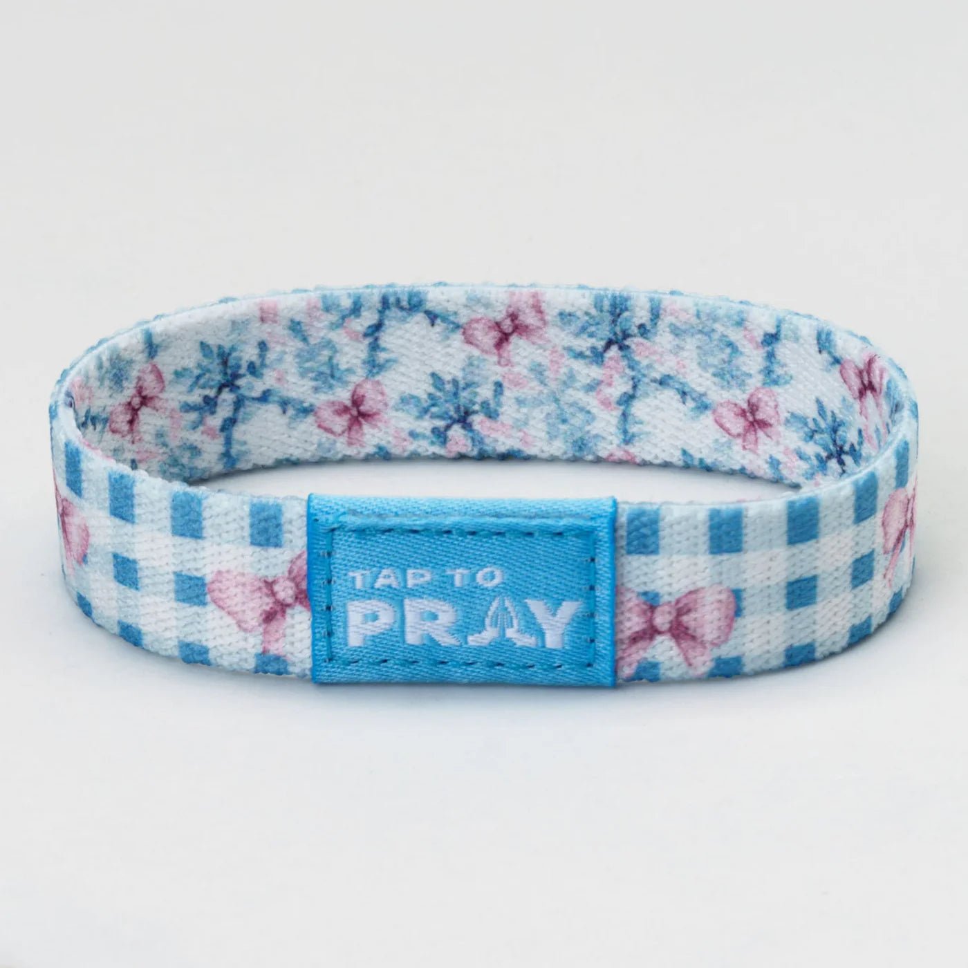 Tap To Pray® Wristband | Blue Belle - Juli's Wearable Art