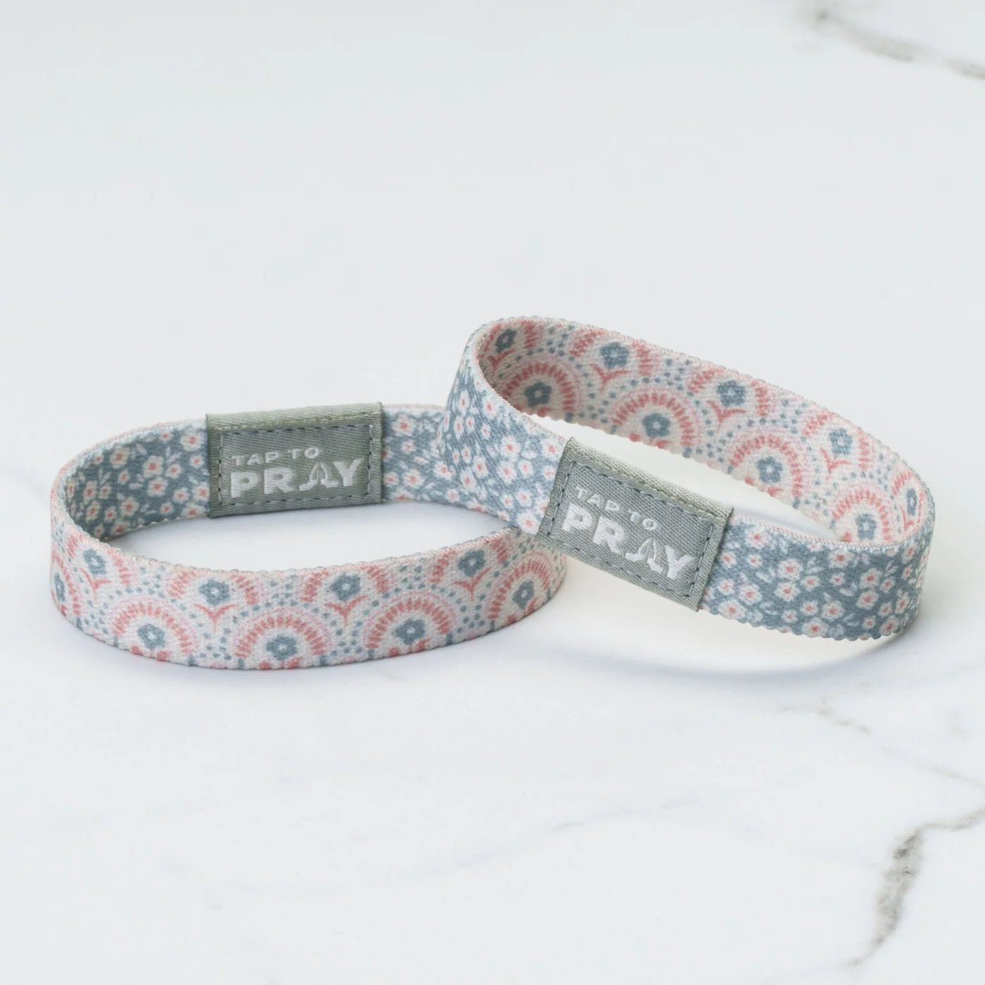 Tap To Pray® Wristband | Boho Bouquet