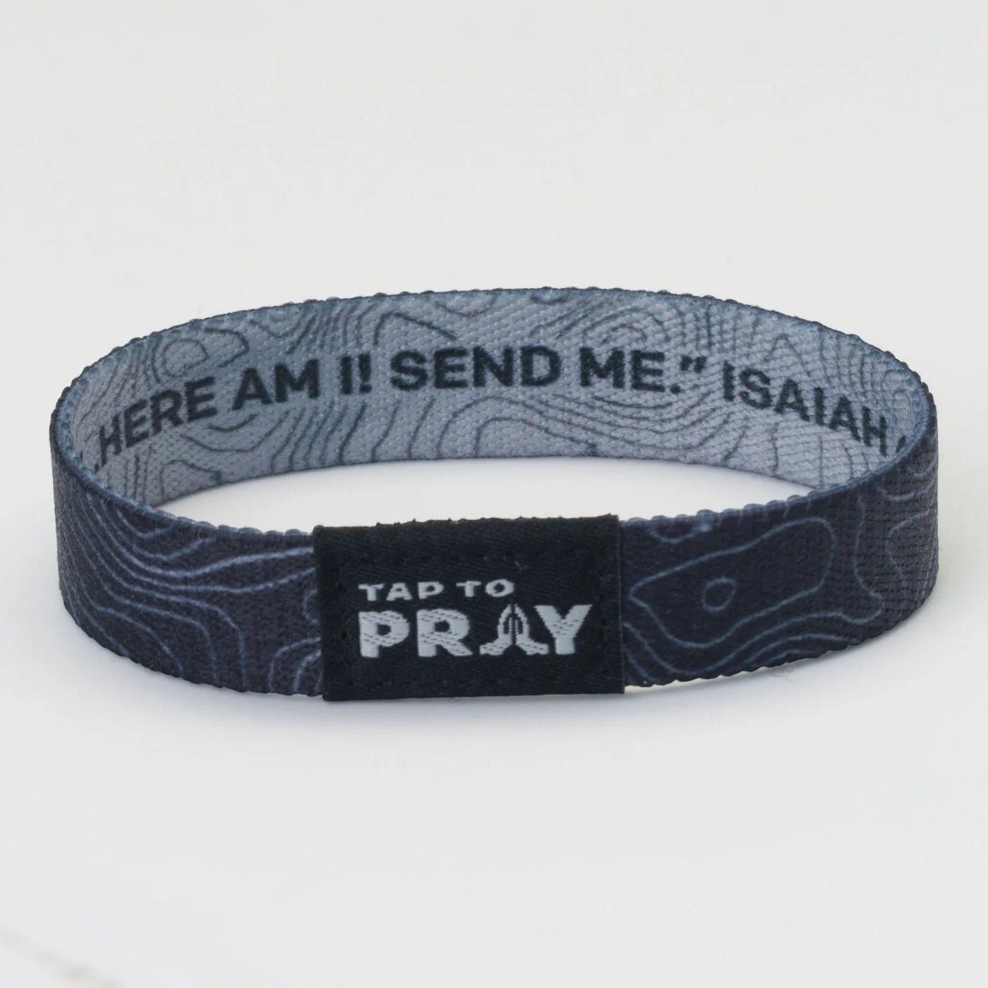 Tap To Pray® Wristband | Valor Topography - Juli's Wearable Art