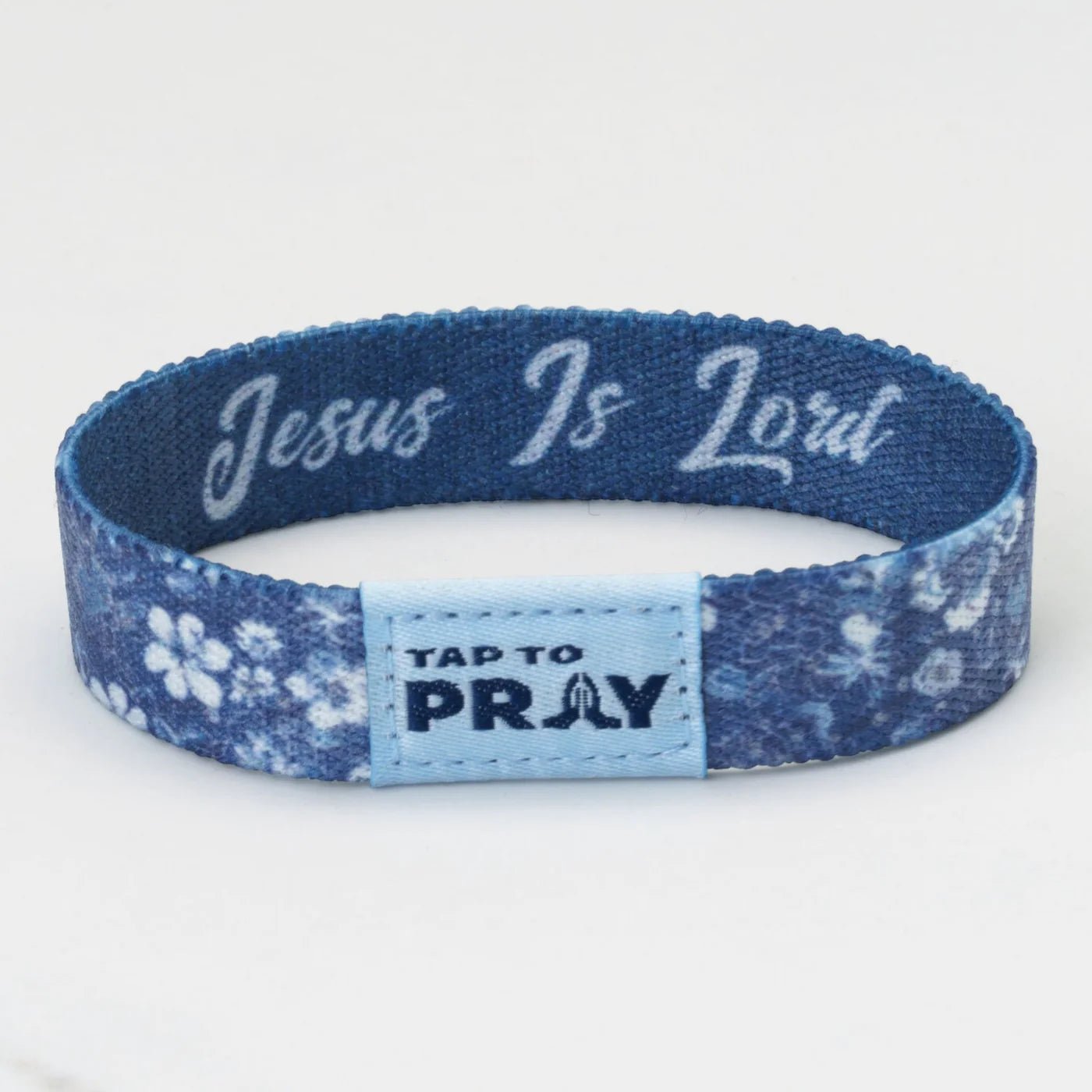 Tap To Pray® Wristband – Wildflower | Jesus is Lord - Juli's Wearable Art