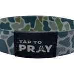 Tap To Pray™ Wristbands - River Rock Camo Moss & Slate - Juli's Wearable Art