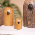 Teakwood Bird Sculptures | Set of 4 - Juli's Wearable Art