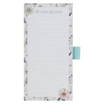 Teal Meadow Magnetic Notepad and Pen Gift Set - Psalm 46:10 - Juli's Wearable Art