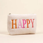 Teddy Pouch | HAPPY - Juli's Wearable Art