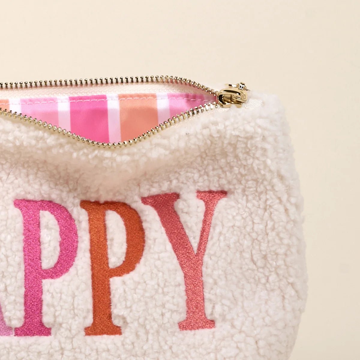 Teddy Pouch | HAPPY - Juli's Wearable Art