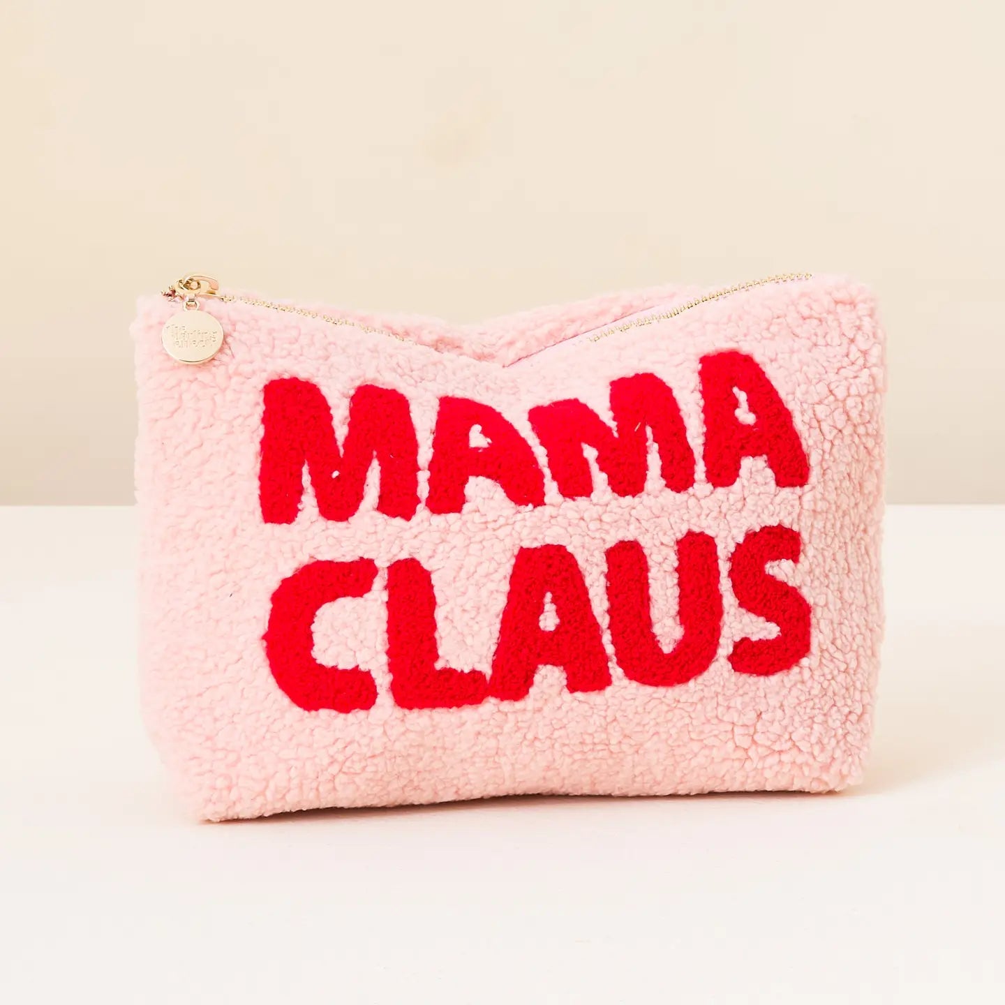 Teddy Pouch - Mama Claus - Juli's Wearable Art