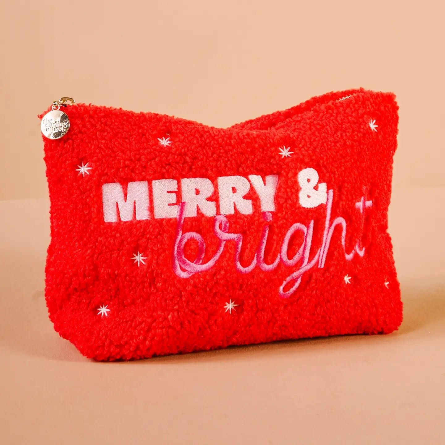 Teddy Pouch - Merry & Bright - Juli's Wearable Art