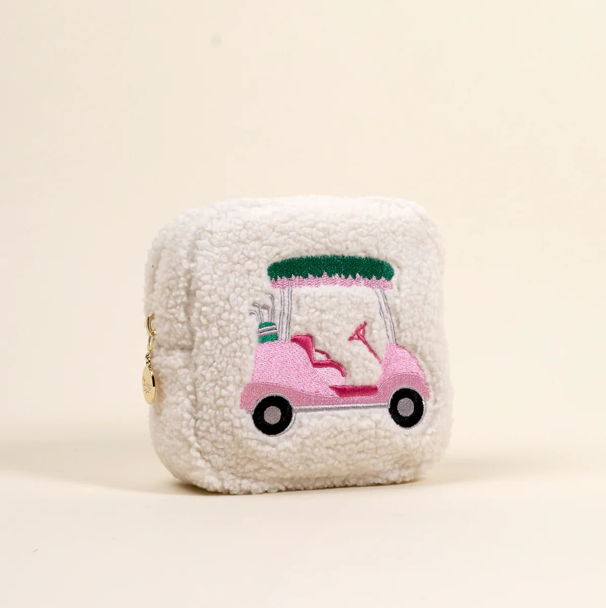 Teddy Pouch | Square | Golf Cart - Juli's Wearable Art