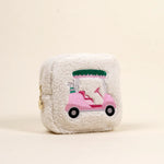 Teddy Pouch | Square | Golf Cart - Juli's Wearable Art