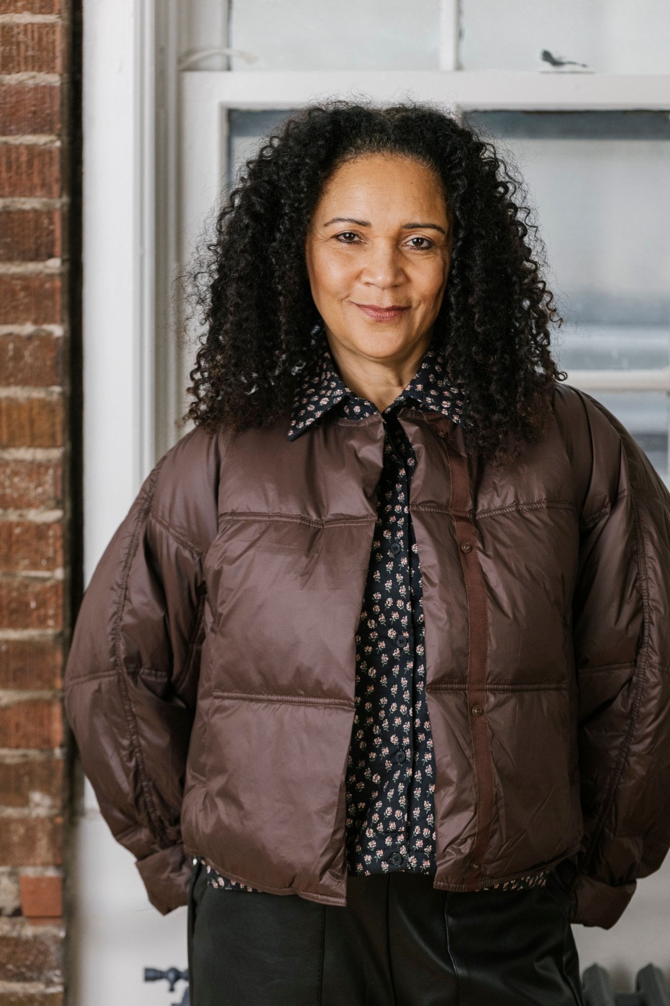 Teri Puffer Jacket | Brown