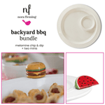 The "Backyard BBQ" Bundle | Nora Fleming 3 Piece Serveware & Minis Set - Juli's Wearable Art