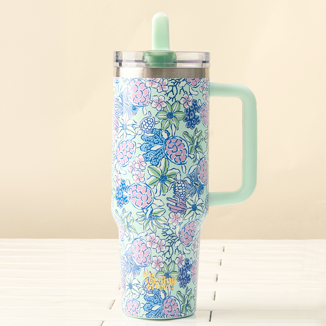 The Darling Effect 40oz Tumbler - Coastal Cove - Juli's Wearable Art