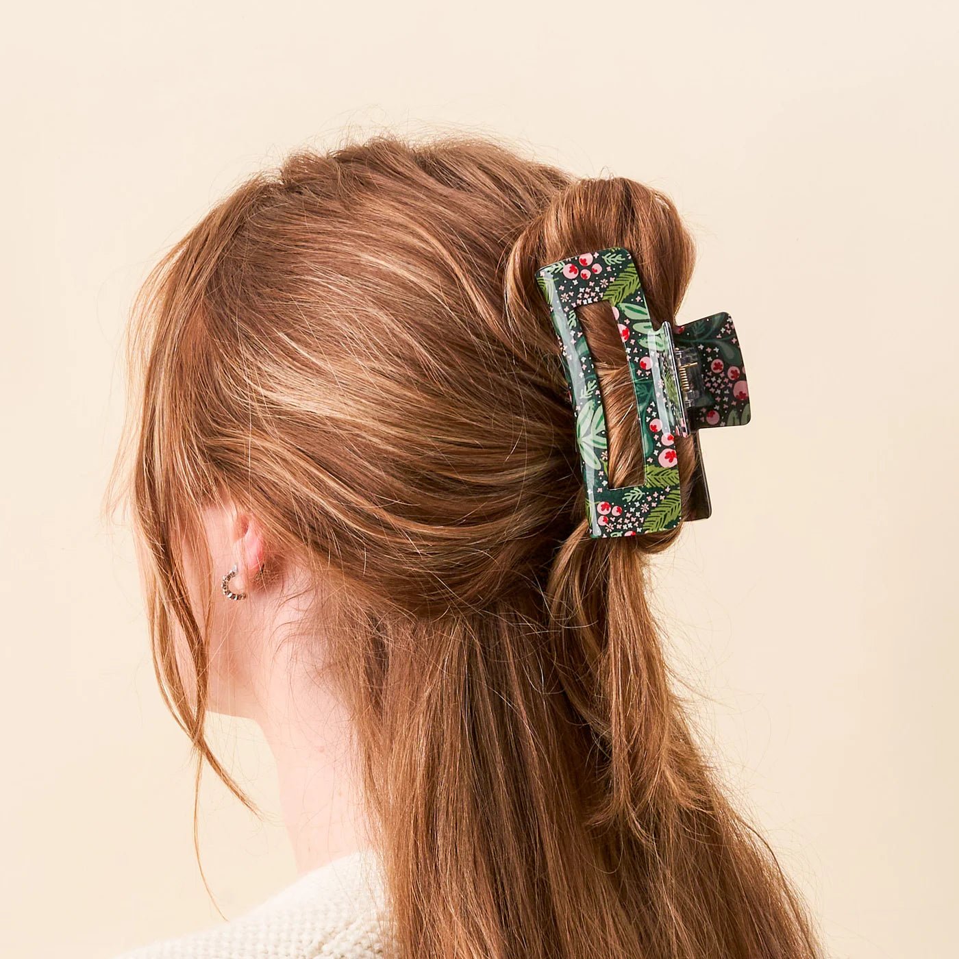 The Darling Effect Christmas Printed Hair Clips - Juli's Wearable Art
