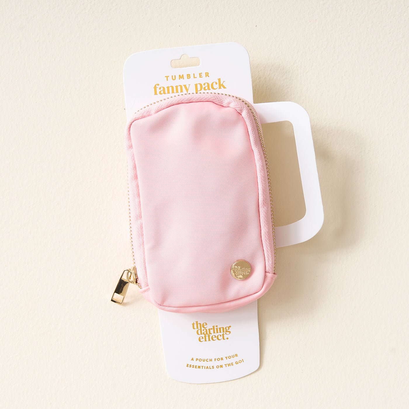 The Darling Effect Dusty Blush Pink Tumbler Fanny Pack - Juli's Wearable Art