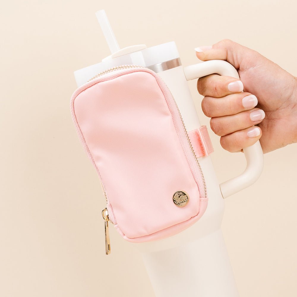 The Darling Effect Dusty Blush Pink Tumbler Fanny Pack - Juli's Wearable Art