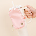 The Darling Effect Dusty Blush Pink Tumbler Fanny Pack - Juli's Wearable Art