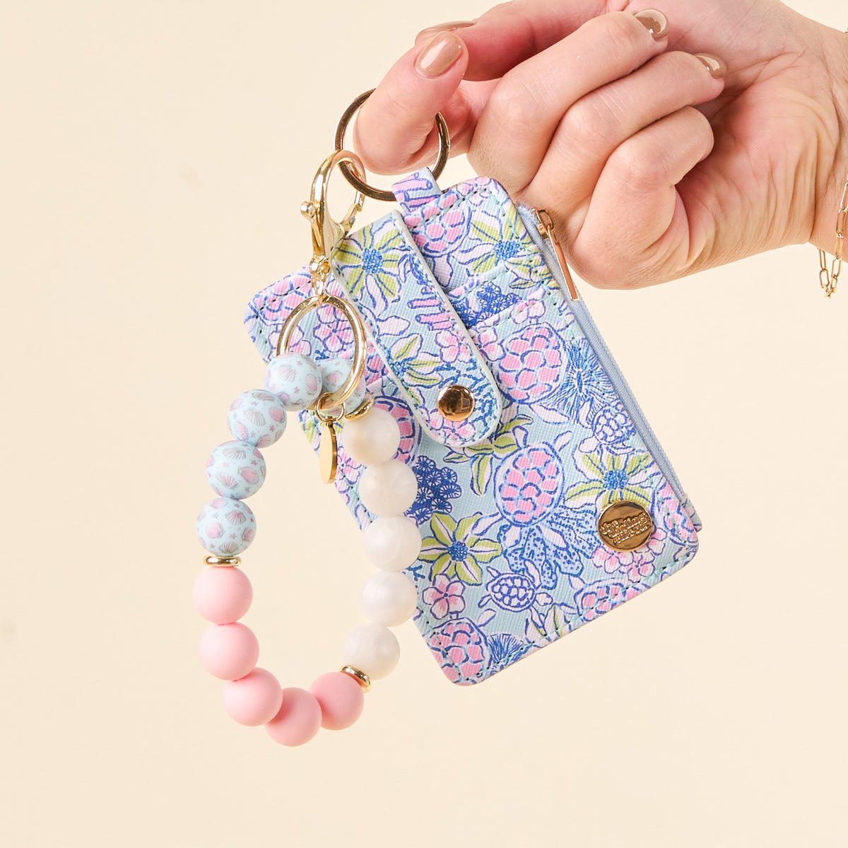 The Darling Effect Key Chain Wallet - Coastal Cove - Juli's Wearable Art