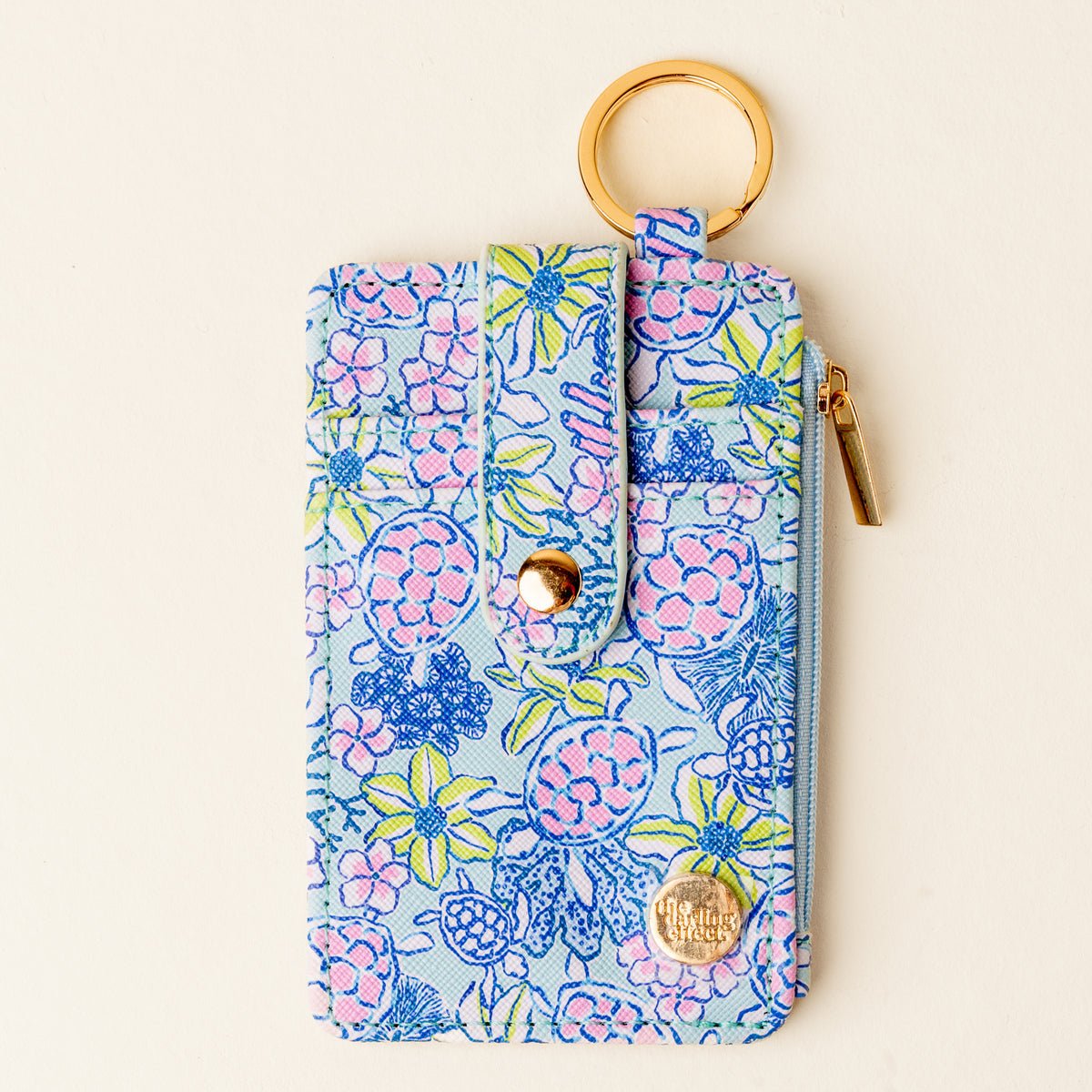 The Darling Effect Key Chain Wallet - Coastal Cove - Juli's Wearable Art