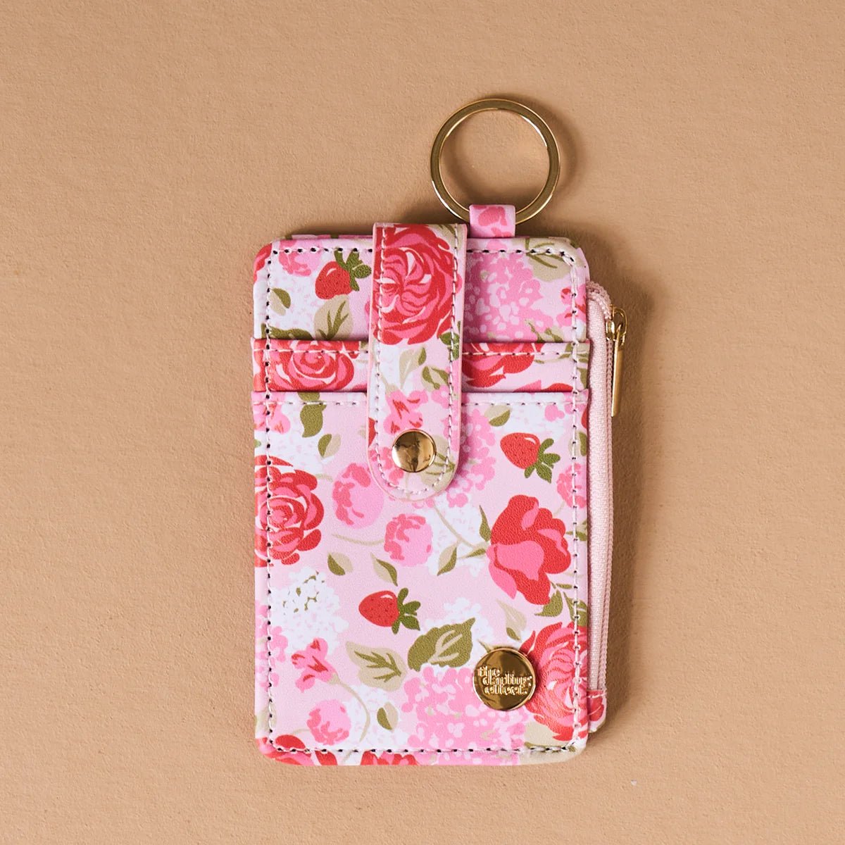 The Darling Effect Key Chain Wallet - Rose Garden - Juli's Wearable Art
