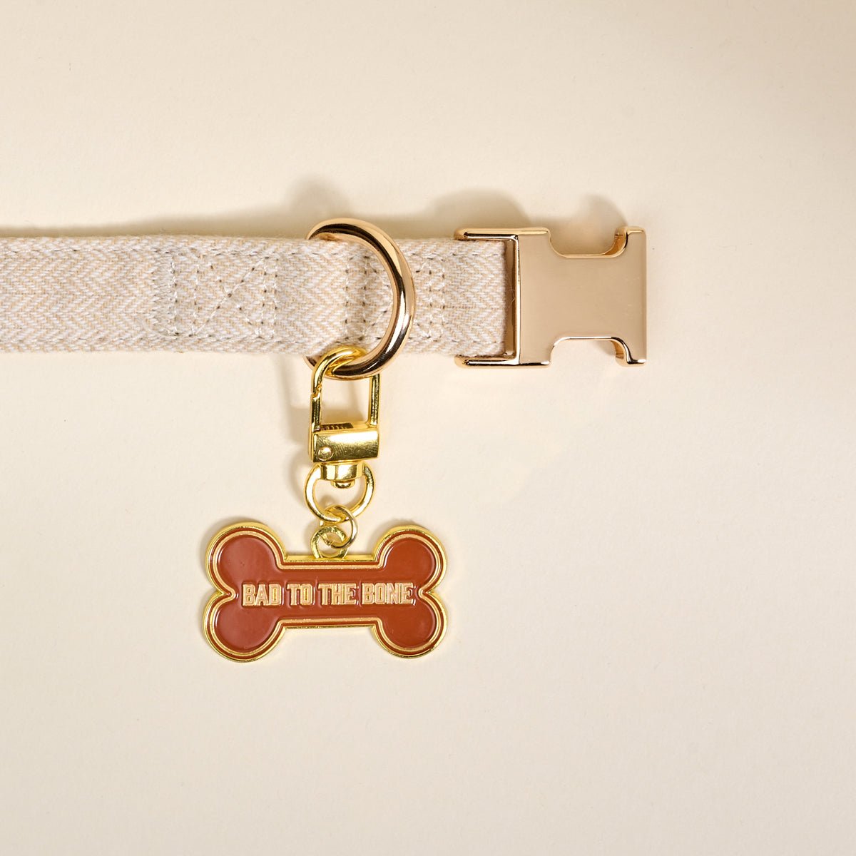 The Darling Effect Pawfect Collar Charm | Bad to the Bone - Juli's Wearable Art