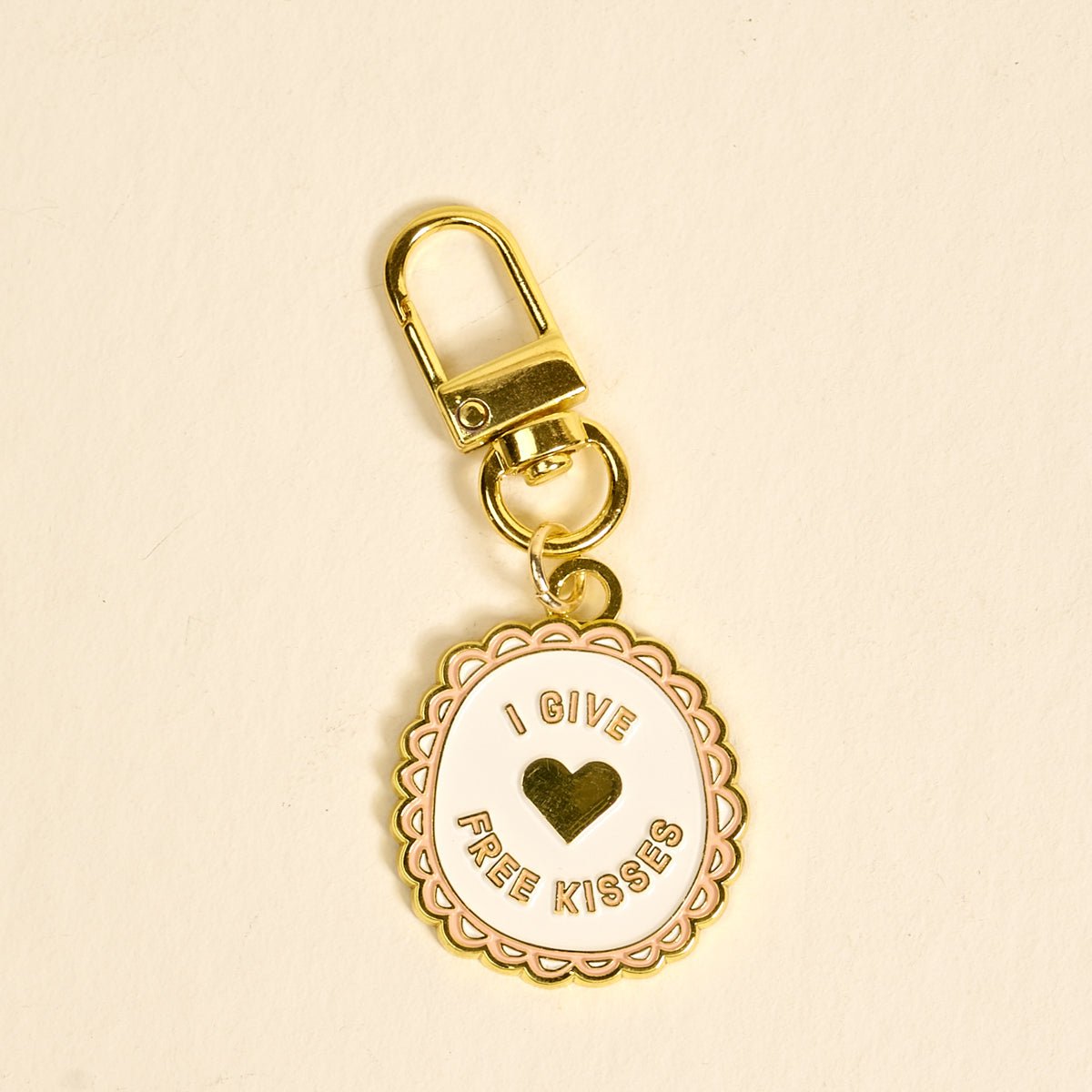 The Darling Effect Pawfect Collar Charm | Free Kisses - Juli's Wearable Art