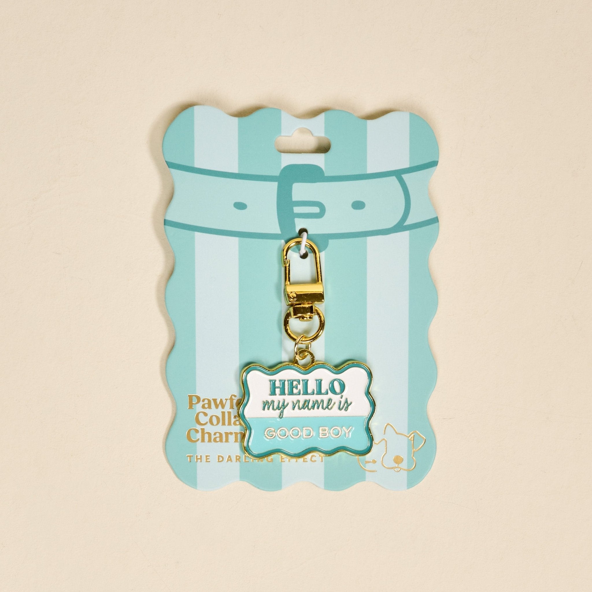 The Darling Effect Pawfect Collar Charm | Good Boy - Juli's Wearable Art
