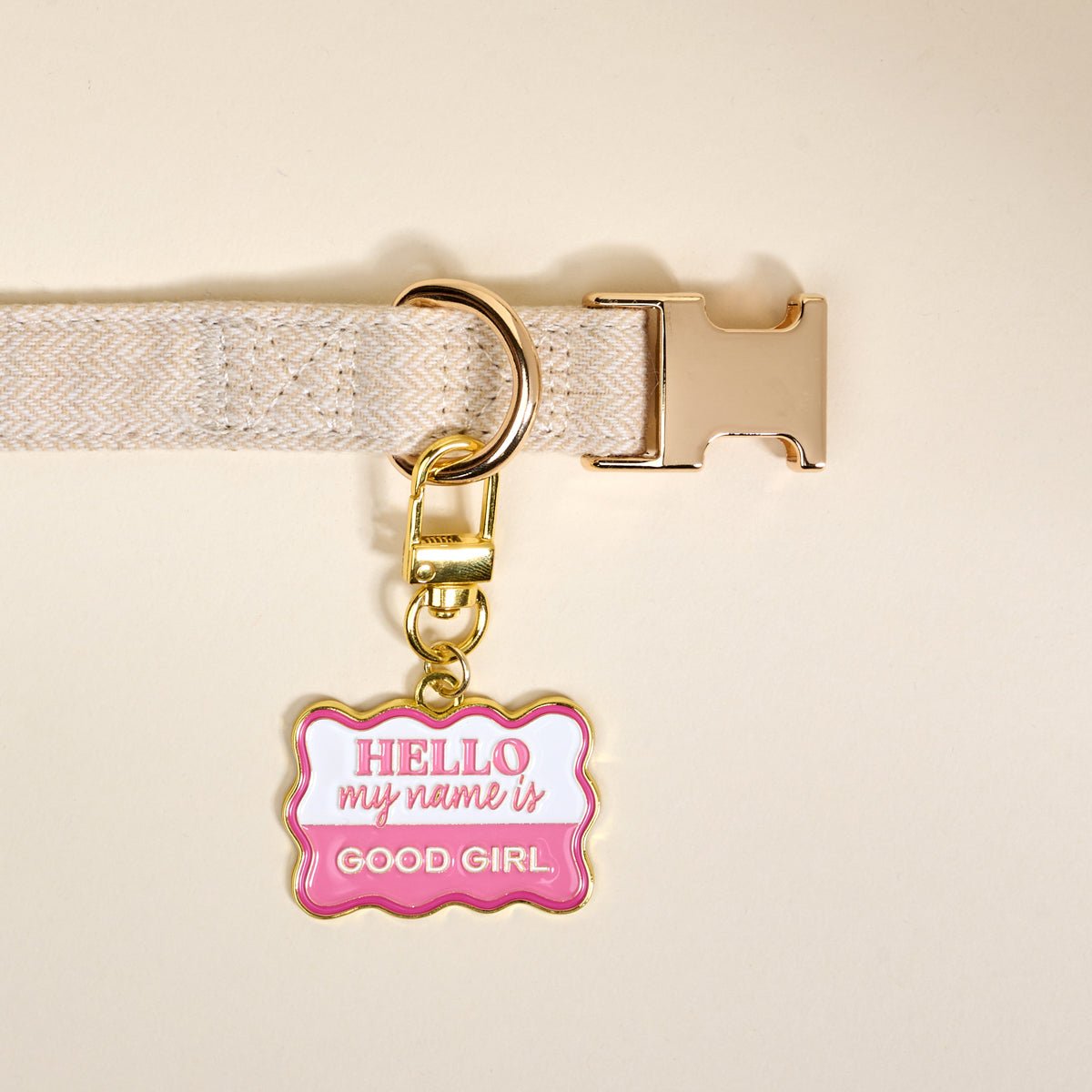 The Darling Effect Pawfect Collar Charm | Good Girl - Juli's Wearable Art