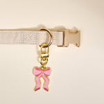 The Darling Effect Pawfect Collar Charm | Pink Bow - Juli's Wearable Art