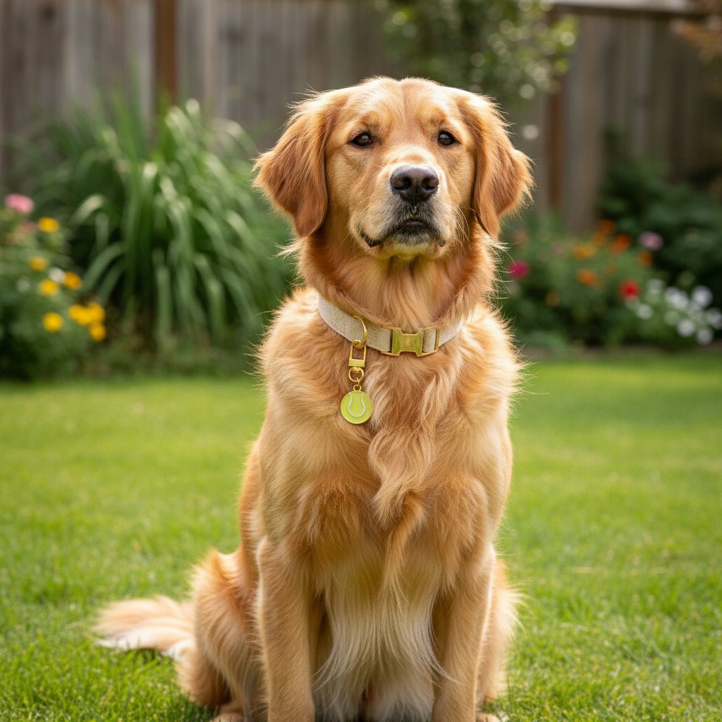 The Darling Effect Pawfect Collar Charm | Tennis Ball - Juli's Wearable Art