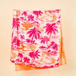 The Darling Effect Quick Dry XL Beach Towel - Paradise Palms - Juli's Wearable Art