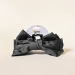The Darling Effect Satin Bow Claw Clip - Black - Juli's Wearable Art