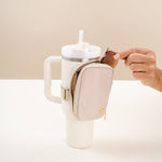The Darling Effect Tumbler Fanny Pack - Natural Beige - Juli's Wearable Art