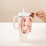 The Darling Effect Tumbler Fanny Pack - Sweet Meadow Pink - Juli's Wearable Art